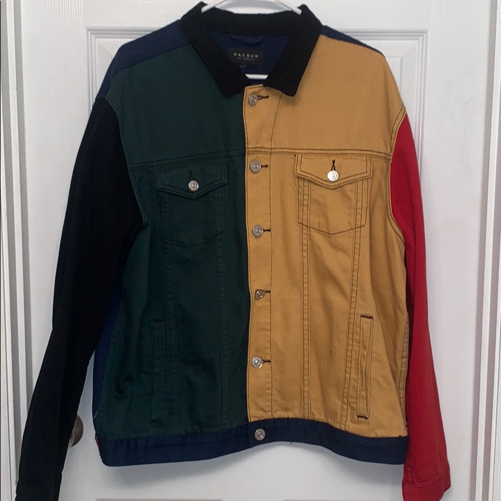 Pacsun Color Block Jean Jacket